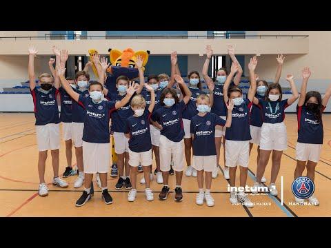 Inetum invites children behind the scenes of Paris Saint-Germain Handball -  Sponsoring | Inetum